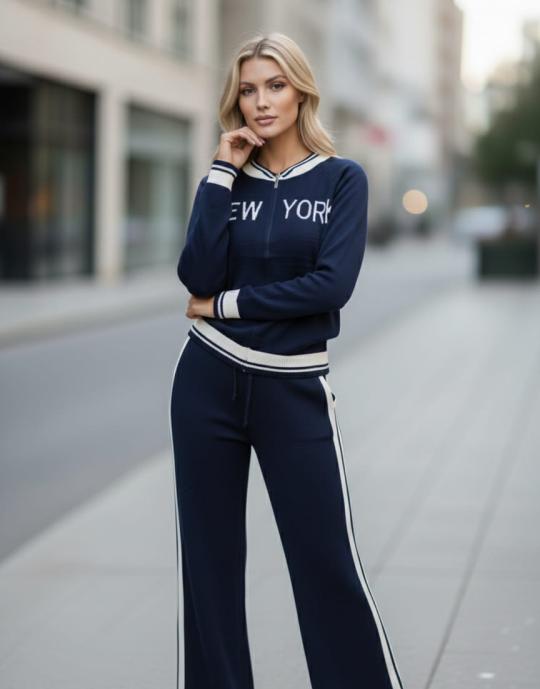 CONJUNTO TEJIDO AZUL MARINO UNITALLA ML88266